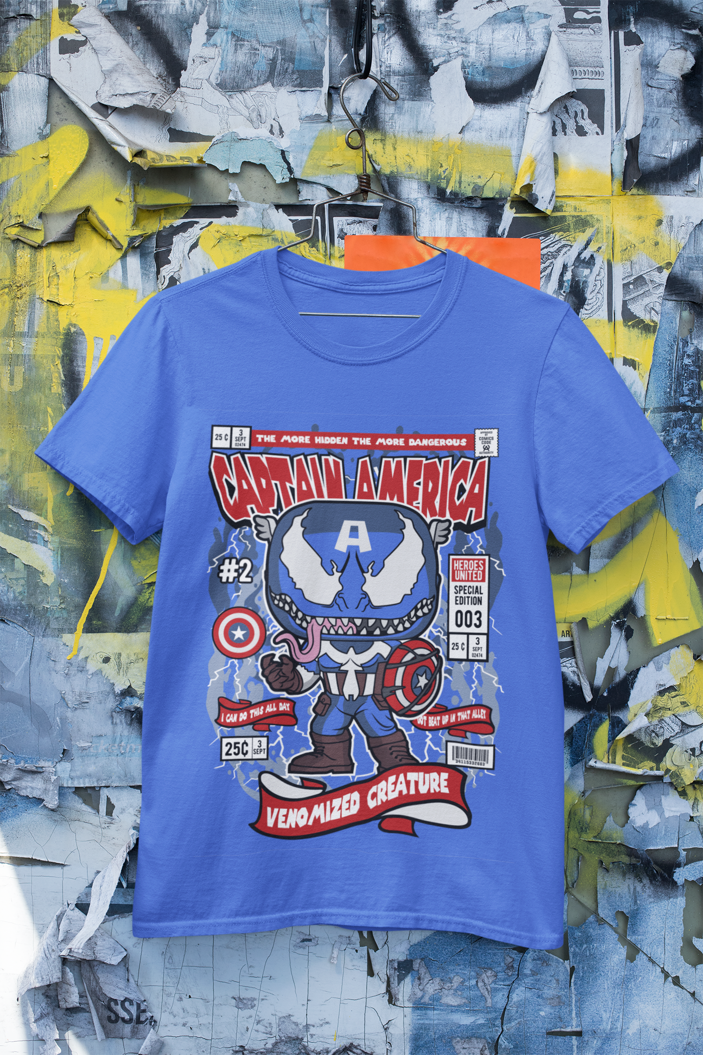 Venom Captain America Tshirt