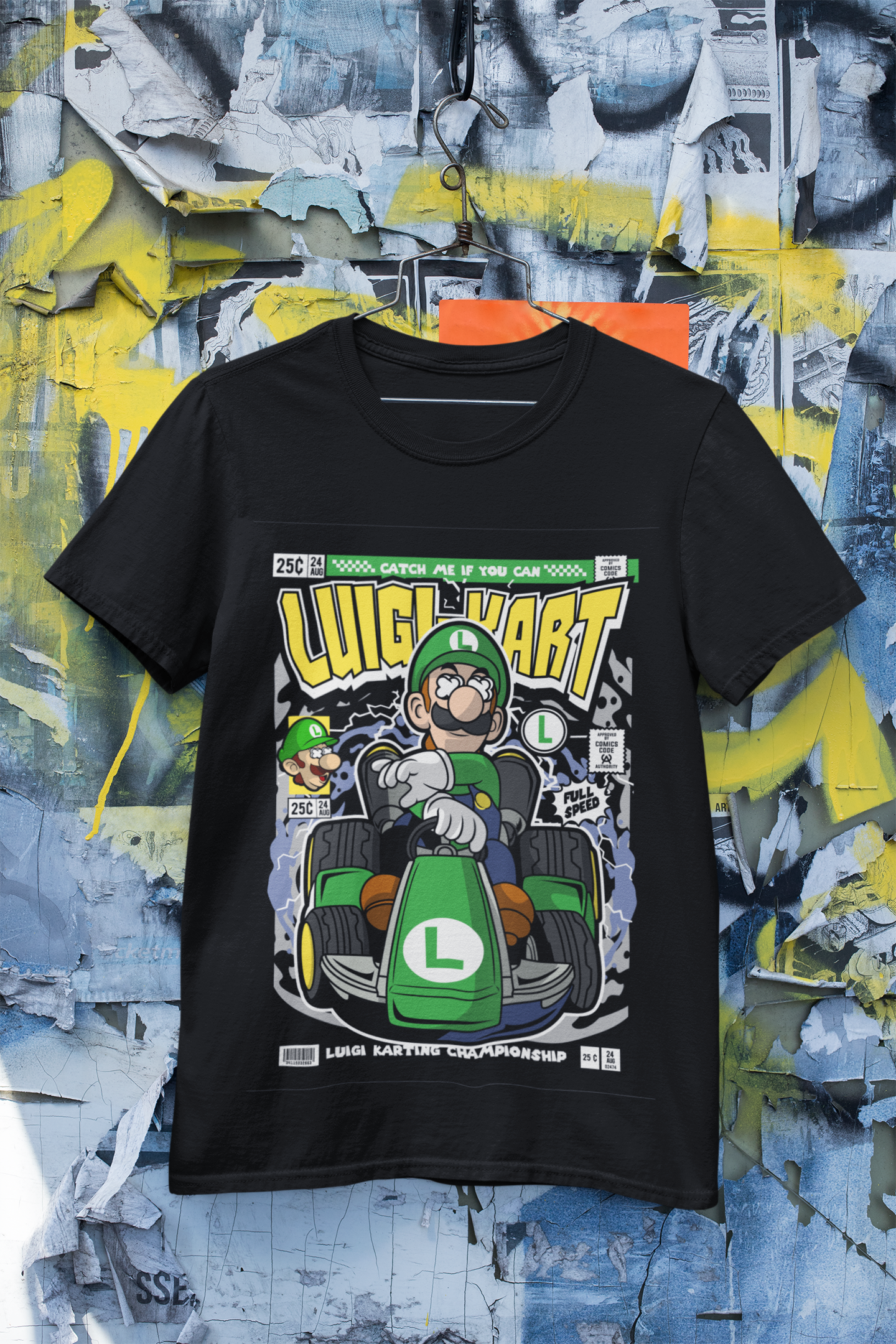 Luigi Karting Tshirt